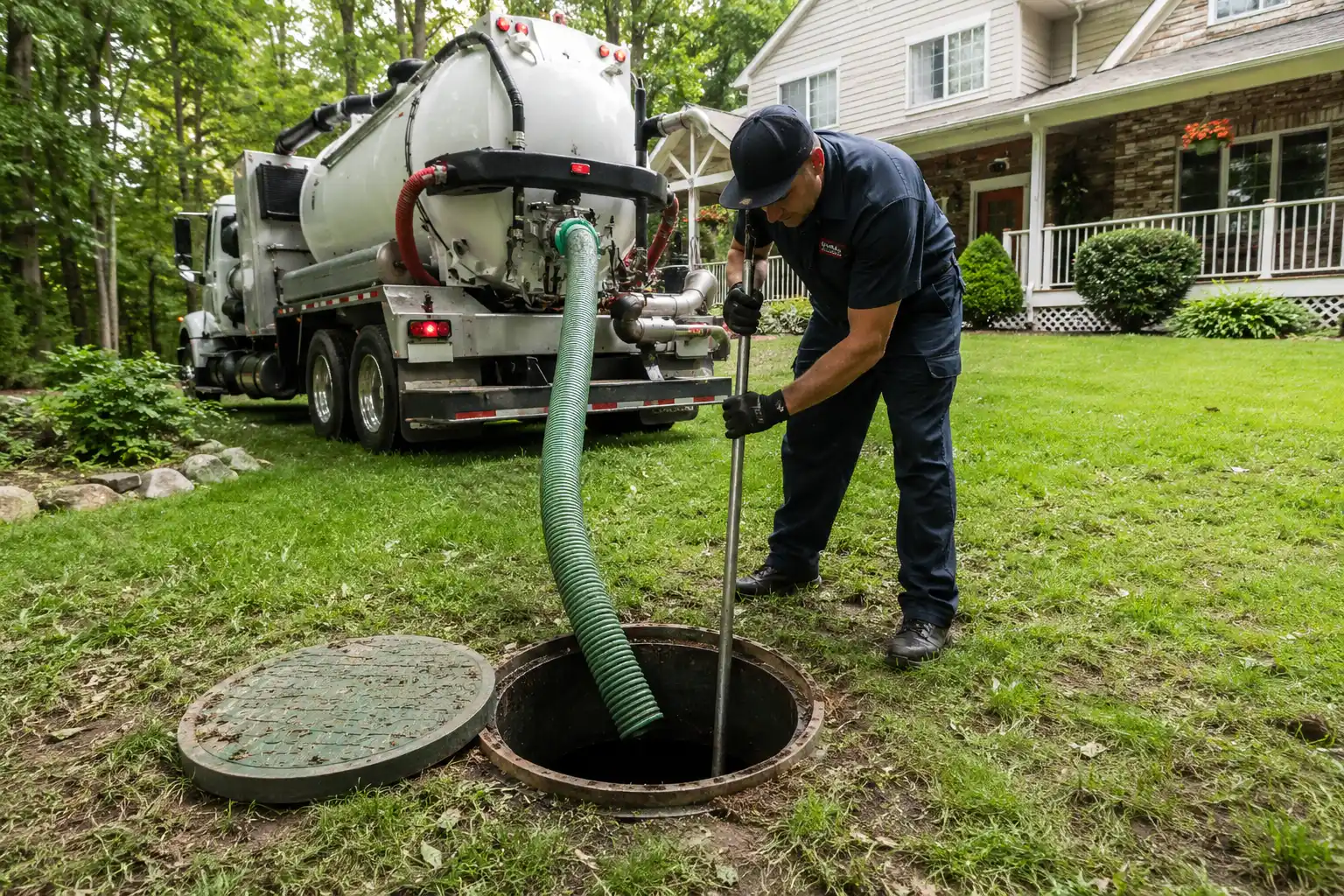 Septic tank pumping service in Peterborough